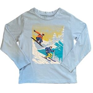Falls Creek Boys Skiing Graphic Long Sleeve Shirt